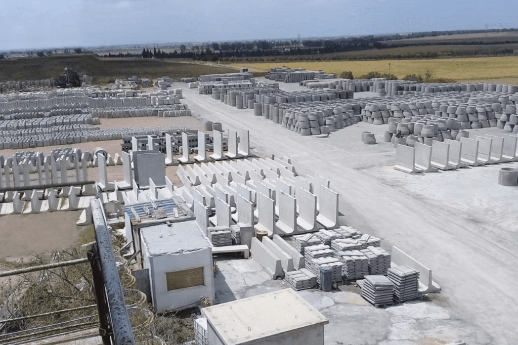 Stock prefa vue d'en haut